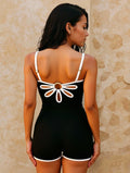 Damen Sportlicher Badeanzug mit innovativem Rücken-Design R&B