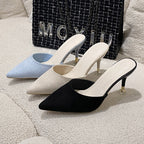 Damen elegante Slingbacks mit modischem Absatz R&B
