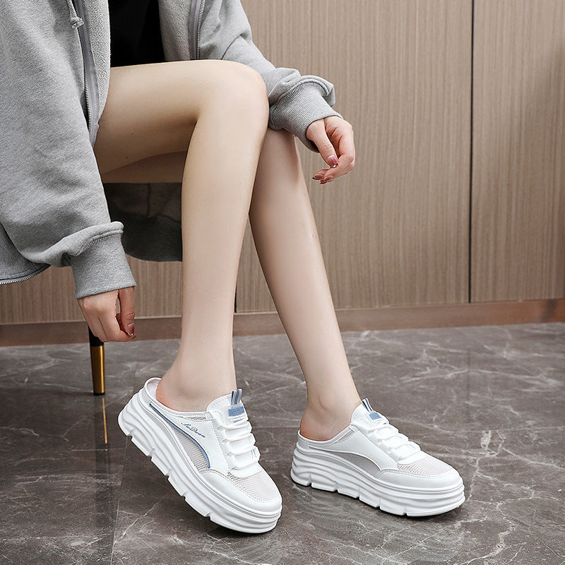 Damen Bequeme Slip-On Sneakers mit dämpfender Sohle und atmungsaktiver Oberfläche R&B