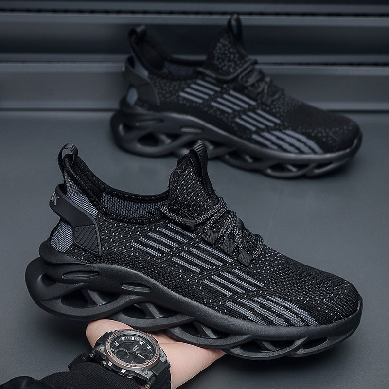 Damen sportliche und atmungsaktive Laufschuhe mit innovativem Dämpfungssystem R&B