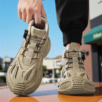 Damen stylische High-Top Sneakers mit dynamischem Sohlendesign R&B