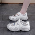 Damen Mesh-Outdoor-Sneaker mit verstellbarem Klettverschluss R&B