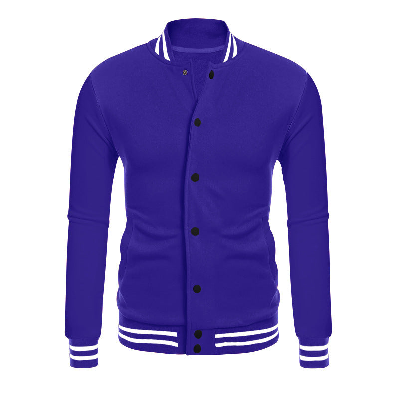 Herren Sport-Jacke im College-Stil mit praktischen Taschen und modernem Schnitt R&B