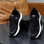 Damen Sportliche Leichtgewicht-Sneaker mit atmungsaktiver Oberflächenstruktur R&B