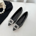 Damen elegante Spitzenschuhe mit funkelndem Strassdetail R&B