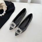 Damen elegante Spitzenschuhe mit funkelndem Strassdetail R&B