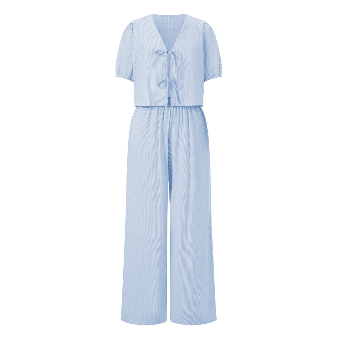 Damen luftiges Sommer-Jumpsuit mit Raffung R&B