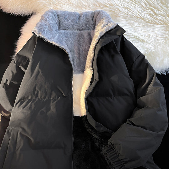 Damen Daunenjacke mit weichem Innenfutter und hohem Kragen R&B