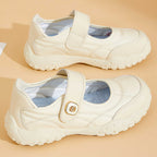 Damen bequeme Alltagsschuhe mit flexiblem Klettverschluss R&B