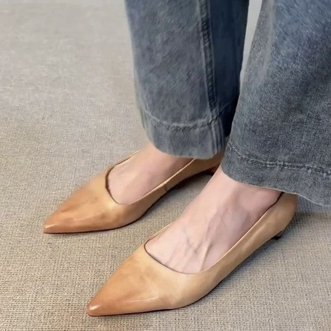 Damen Elegante Ballerinas mit spitzem Design und bequemer Innensohle R&B