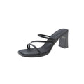 Damen elegante Sandaletten mit schickem Blockabsatz und feinen Riemchen R&B