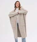 Damen Oversized Strickmantel R&B
