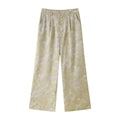 Damen Palazzo-Hose mit floralem Muster und elegantem Schnitt R&B