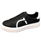 Damen Sneakers mit elastischem Riemen und komfortabler Sohle von R&B