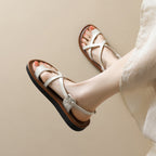 Damen Sandalen mit elegantem Kreuzriemen und komfortablem Fußbett