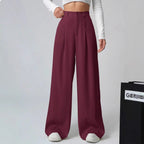 Damen Weite Bundfaltenhose EB