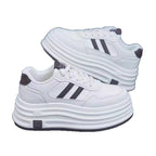 Damen Sportliche Plateau-Sneaker mit individuell gestalteter Profilsohle R&B