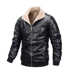 Herren Lederjacke mit warmem Innenfutter