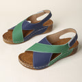 Damen Komfortable und elegante Clogs mit Kreuzriemen R&B
