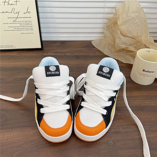 Damen Sportliche Freizeitsneaker mit atmungsaktiver Innensohle und rutschfester Sohle R&B