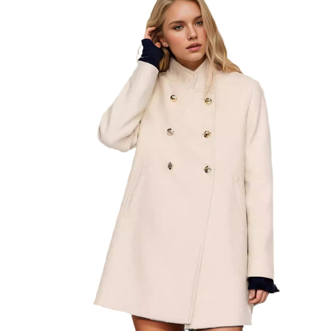 Damen modern geschnittene Doppelreiher Jacke R&B