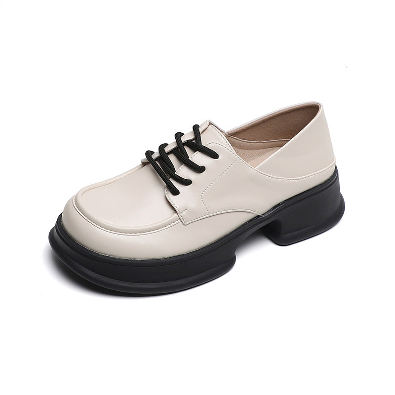 Damen modische Schnürschuhe mit urbanem Stil und komfortabler Profilsohle