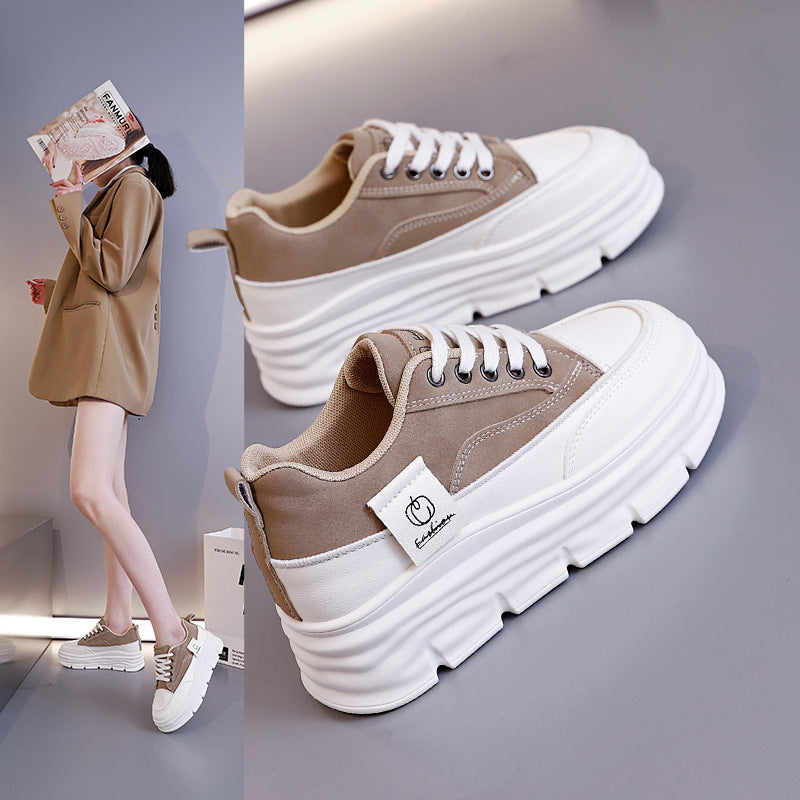 Damen Modische Chunky Sneakers mit erhöhtem Komfort und rutschfester Sohle R&B
