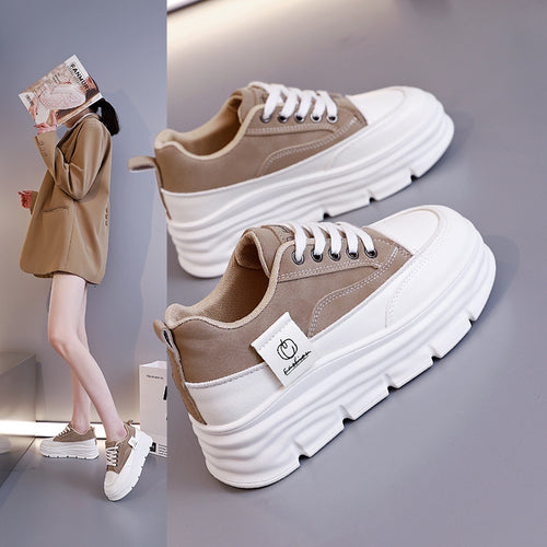 Damen Modische Chunky Sneakers mit erhöhtem Komfort und rutschfester Sohle R&B