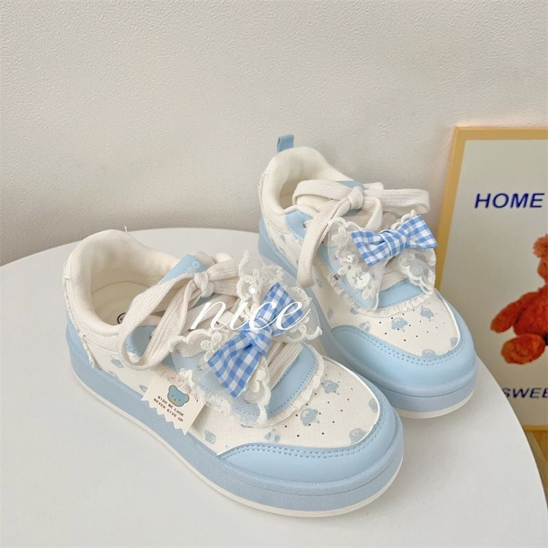 Damen modische Sneaker mit süßem Sockeneffekt R&B