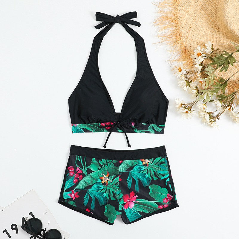 Damen Sportliches Bikini-Set mit verdecktem Bauch R&B