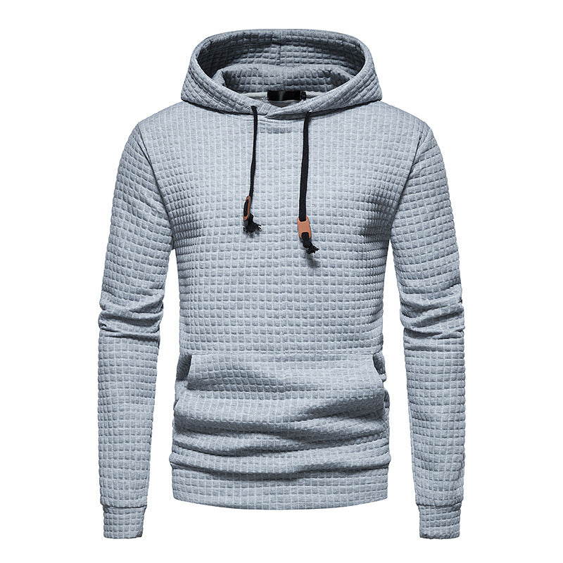 Herren modischer Kapuzenpullover mit strukturierter Oberfläche R&B