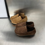 Damen Mokassins aus hochwertigem Wildleder mit komfortablem Fußbett und elastischem Design R&B