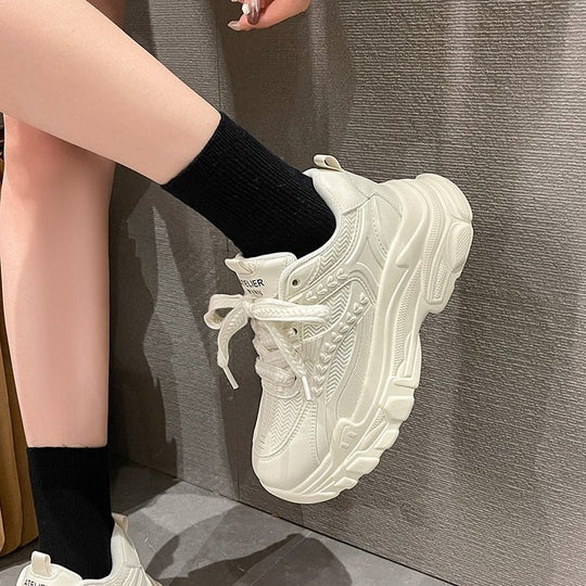 Damen Sportliche Sneakers mit atmungsaktivem Mesh und rutschfester Sohle R&B