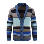 Damen Strickjacke mit buntem Muster R&B