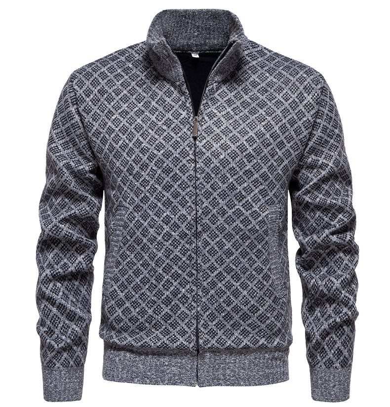 Herren gesteppte Sweatjacke R&B
