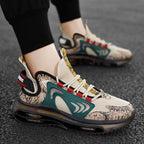 Damen Sportliche Sneaker mit atmungsaktiver Mesh-Oberfläche und innovativem Dämpfungssystem R&B
