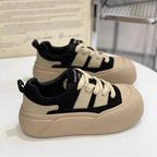 Damen Sneaker mit hoher Profilsohle und atmungsaktiver Obermaterialstruktur R&B