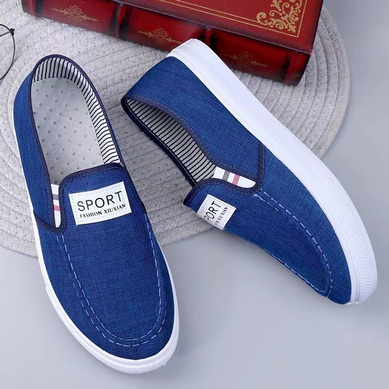 Damen modische und bequeme Slip-On Schuhe mit elastischem Einsatz R&B