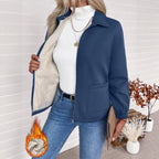 Damen Freizeitjacke mit Frontreißverschluss und praktischen Taschen R&B
