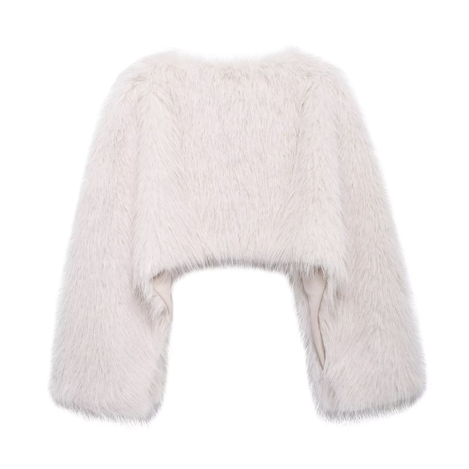 Damen Modischer Pelz-Faux-Westen
