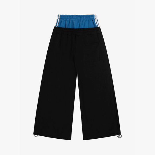 Damen Modische Sweathose mit weitem Schnitt und Sportstreifen R&B