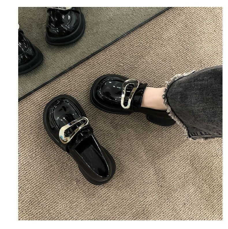 Damen Komfortable Slipper mit glänzender Schnallenverzierung R&B