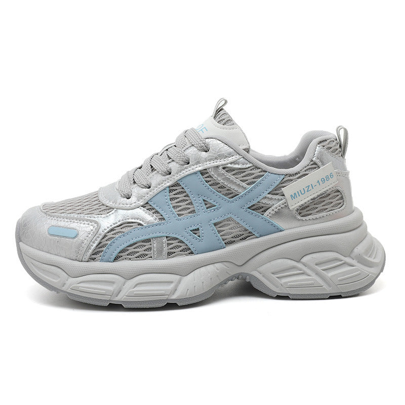 Damen Sportliche Mesh-Sneaker mit atmungsaktiver Laufsohle R&B