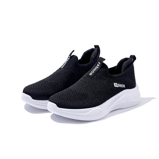 Damen Atmungsaktive Slip-On Sneakers mit elastischer Sohle R&B