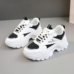 Damen modische Chunky Sneakers mit trendigem Design und stoßdämpfender Sohle R&B