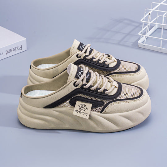 Damen Sneakers mit atmungsaktiver Netzstruktur und dämpfender Sohle R&B