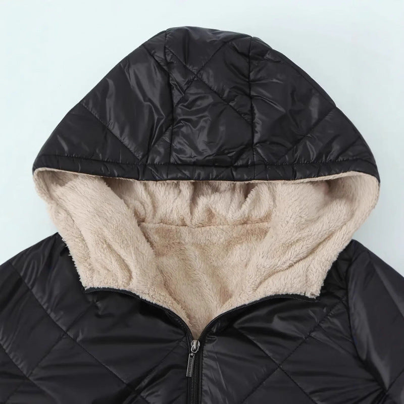 Damen gesteppte Winterjacke R&B