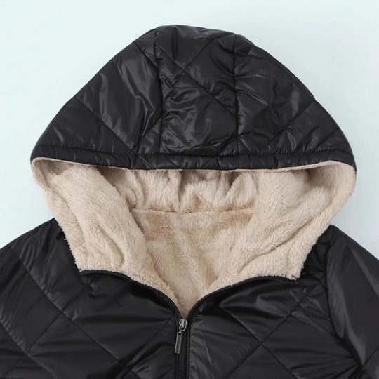 Damen gesteppte Winterjacke R&B