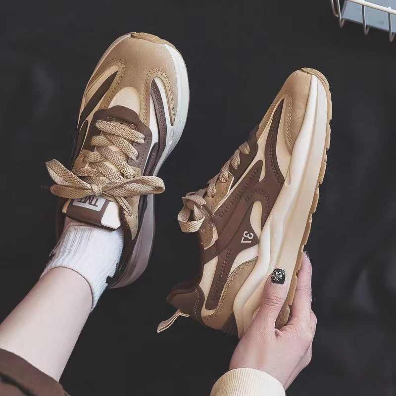 Damen Sportliche Sneakers mit gepolsterter Laufsohle und atmungsaktiver Konstruktion R&B