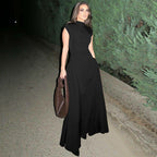 Damen Elegantes langes Abendkleid im minimalistischen Stil R&B